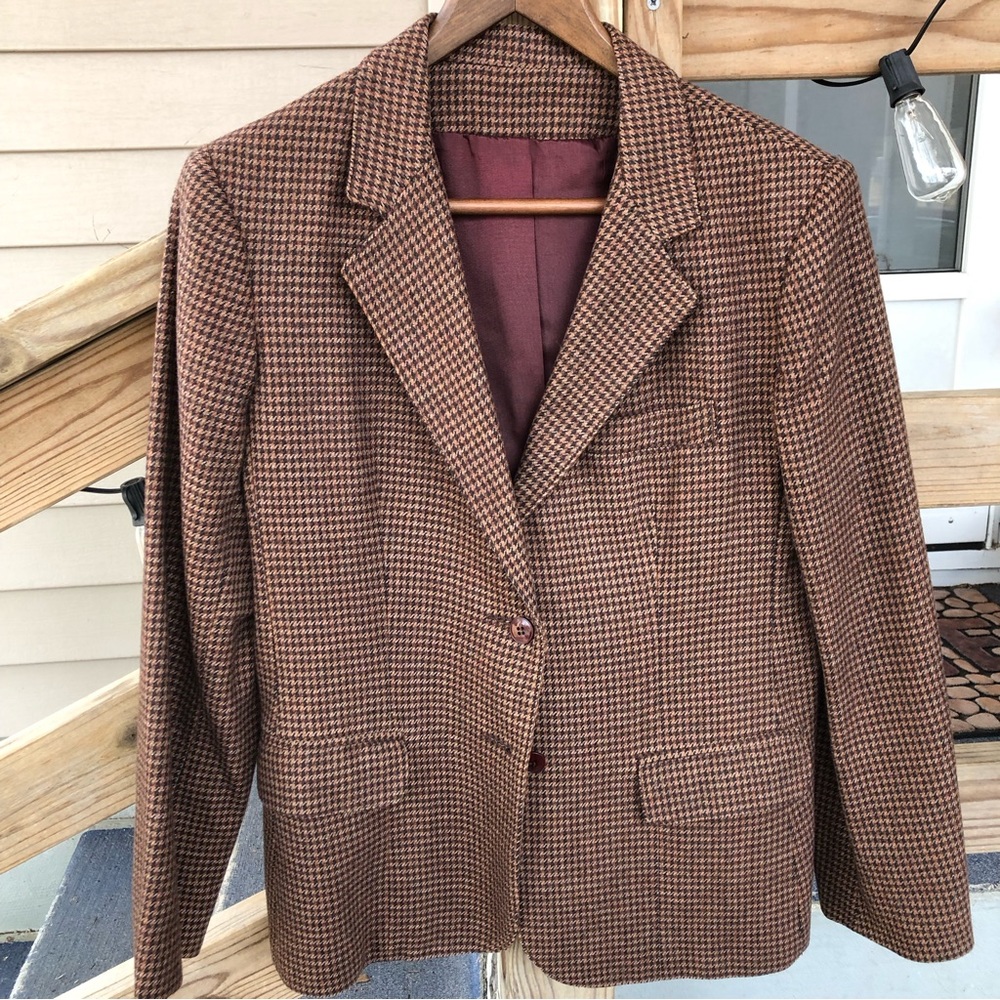 🌼Park Square Houndstooth Blazer Size 4